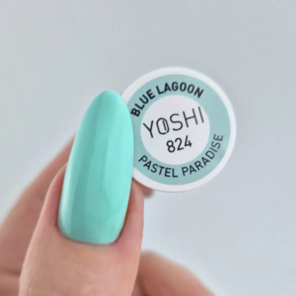 YOSHI Gelinis lakas Blue Lagoon 6 ml - 824 1 YOSHI Gelinis lakas Blue Lagoon 6 ml - 824 1