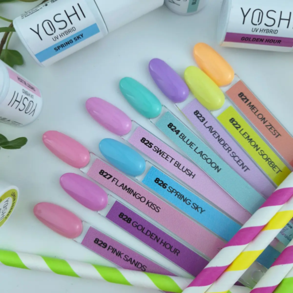 YOSHI Gelinis lakas Spring Sky 6 ml - 826 2 YOSHI Gelinis lakas Spring Sky 6 ml - 826 2