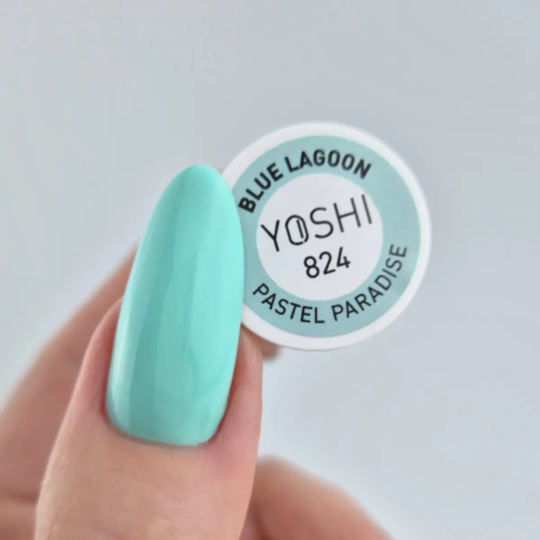 YOSHI Gelinis lakas Blue Lagoon 6 ml - 824 1